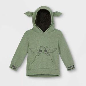 Star Wars baby Yoda Too Cute hoodie